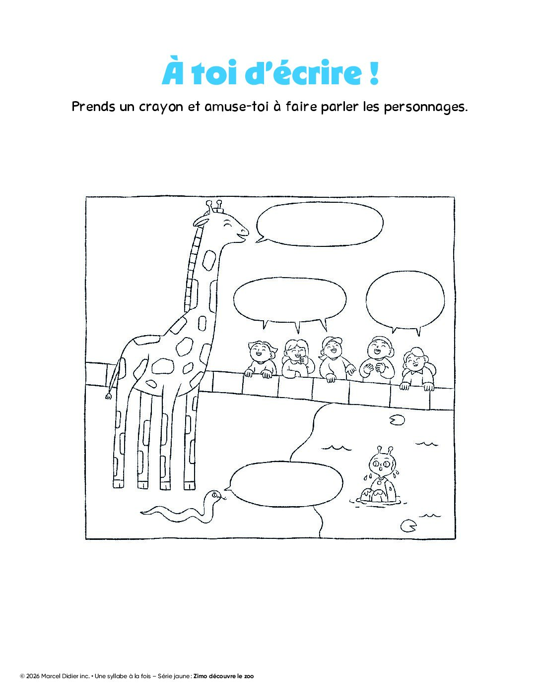 Zimo découvre le zoo